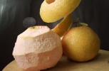 Grapefruits up close